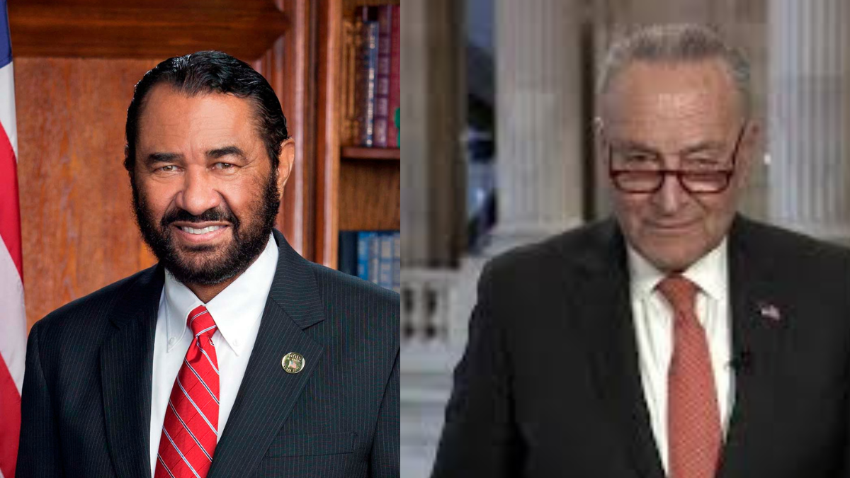 Chuck Schumer’s reaction to Al Green’s protest